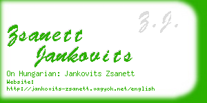 zsanett jankovits business card